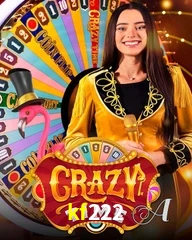 Crazy Time live game no kf222 cassino com entretenimento ao vivo para jogadores do Brasil