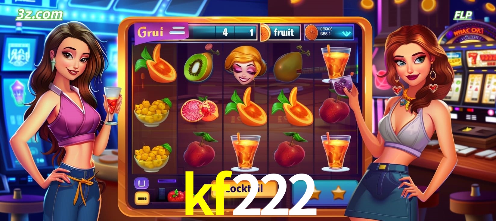 kf222 cassino online com caça-níqueis de frutas e coquetéis coloridos