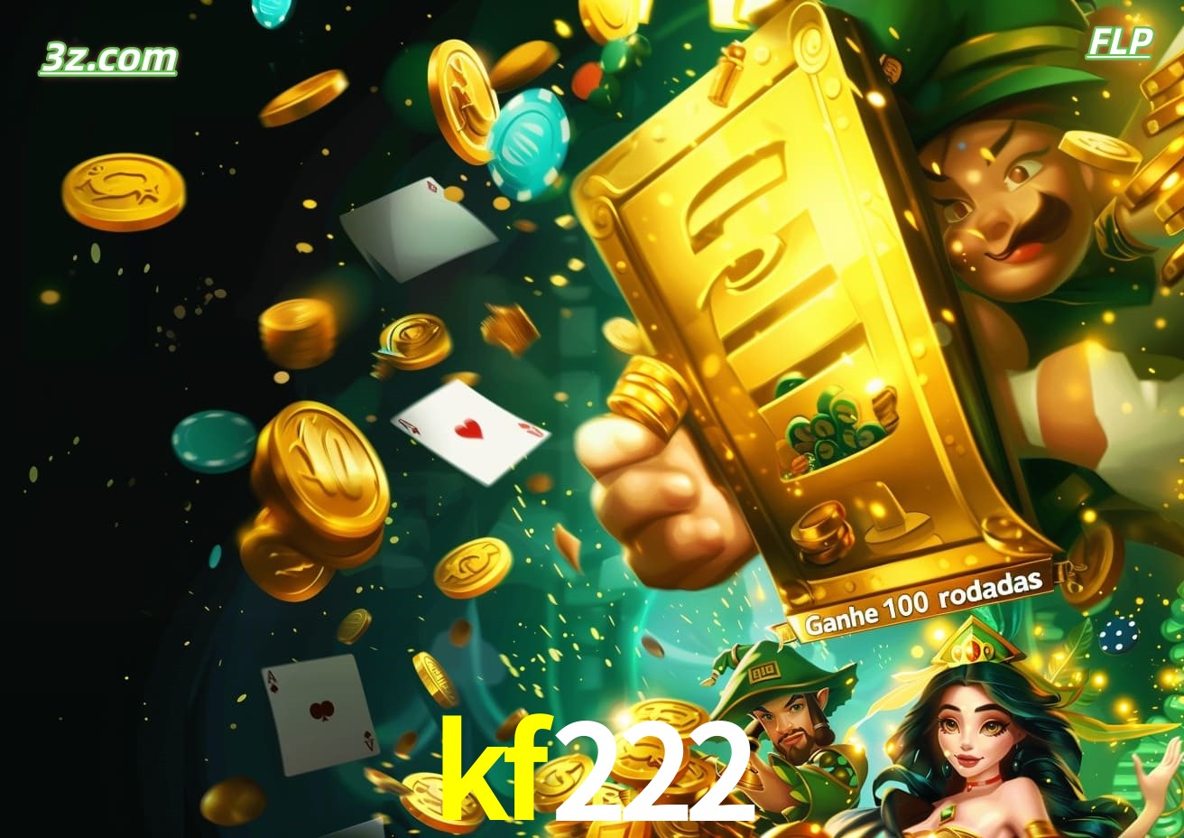 Cassino online kf222 Brasil com caça-níqueis e bônus de 100 rodadas grátis