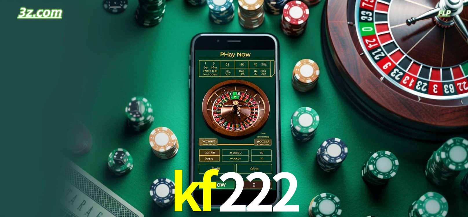 Roleta online no cassino kf222 disponível em celular e computador