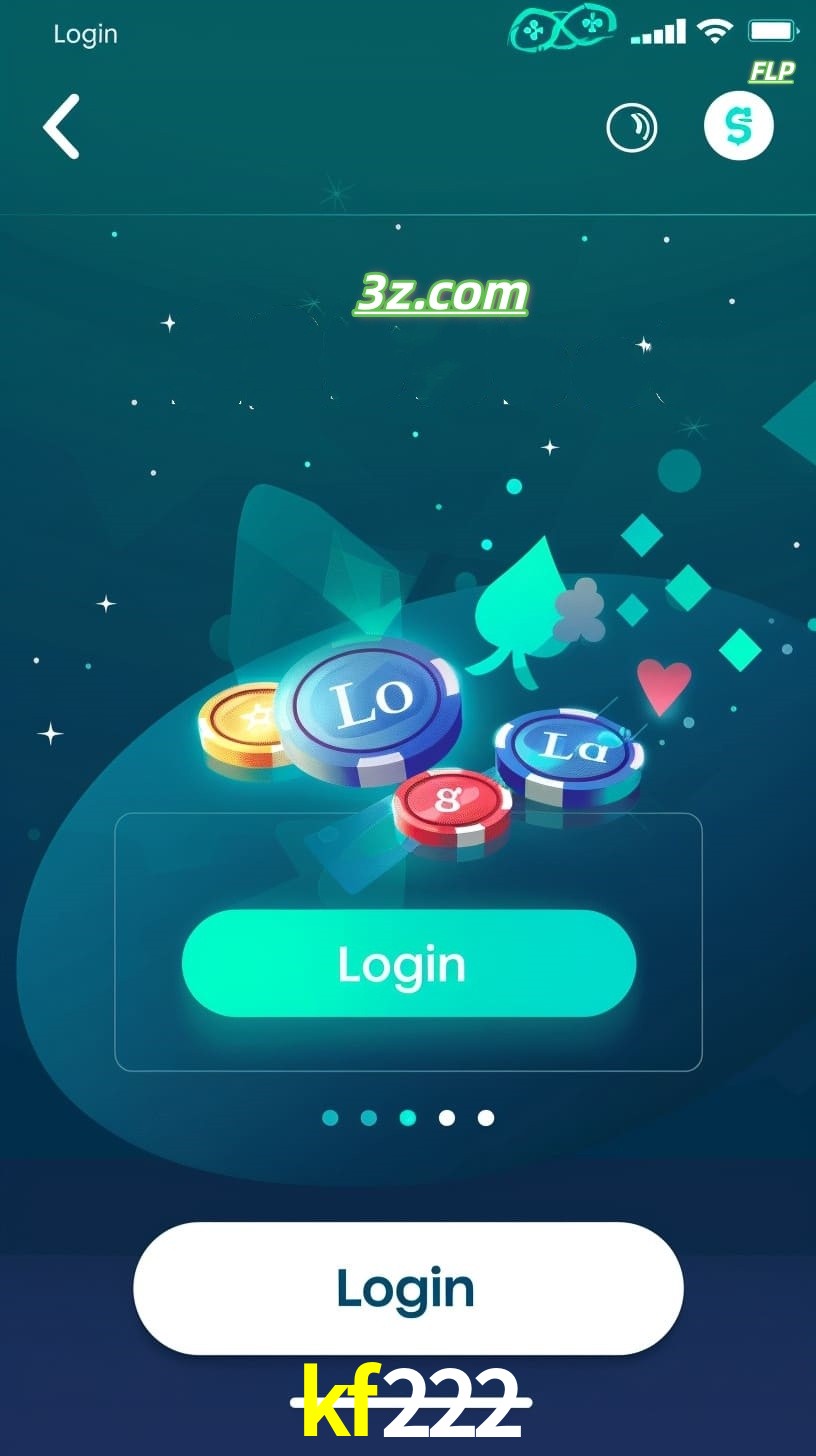 Login no aplicativo de cassino online kf222 Brasil com bônus de boas-vindas
